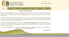 Desktop Screenshot of language-solutions.co.za